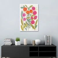 Joyful Garden VII Framed Canvas Art Print
