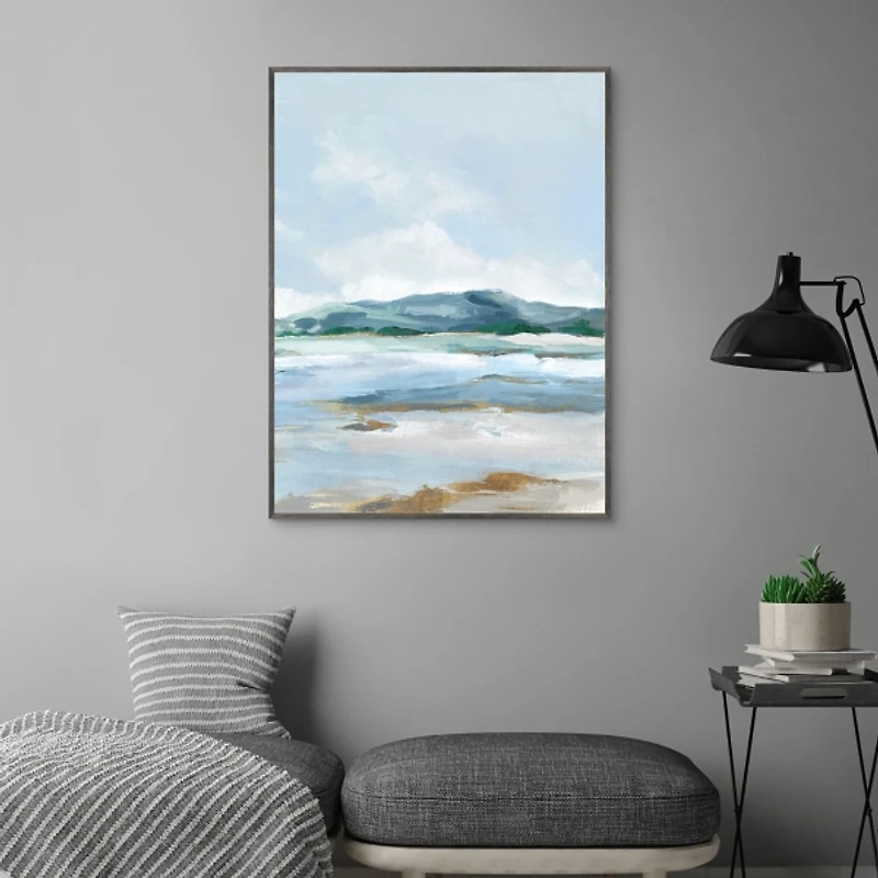 Coastal Blue Mountains I Framed Canvas Art Print