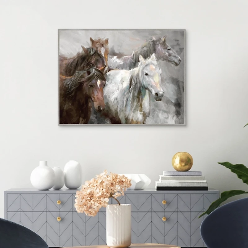 Wild Ride Framed Canvas Art Print