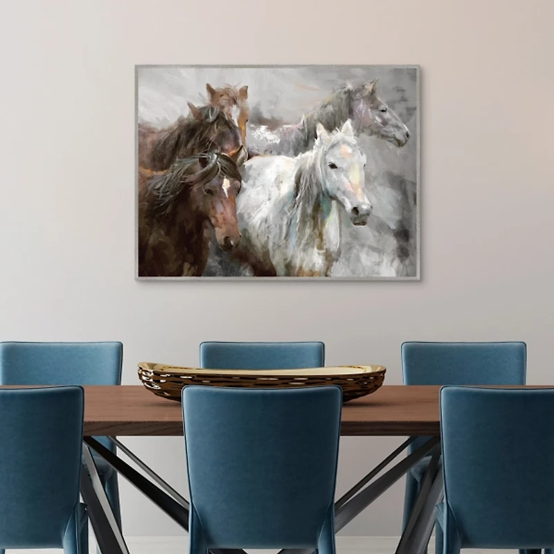 Wild Ride Framed Canvas Art Print