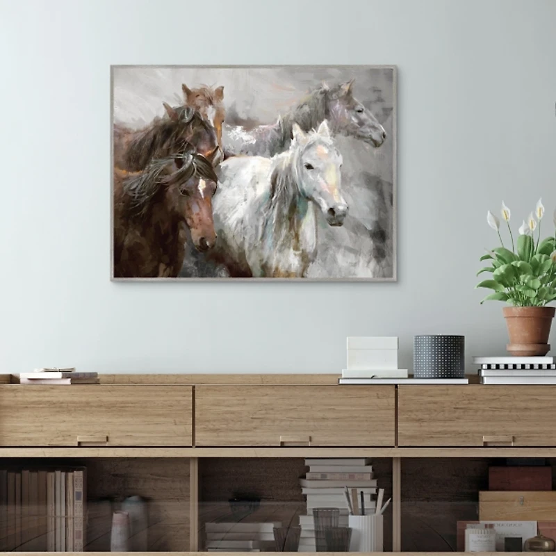Wild Ride Framed Canvas Art Print