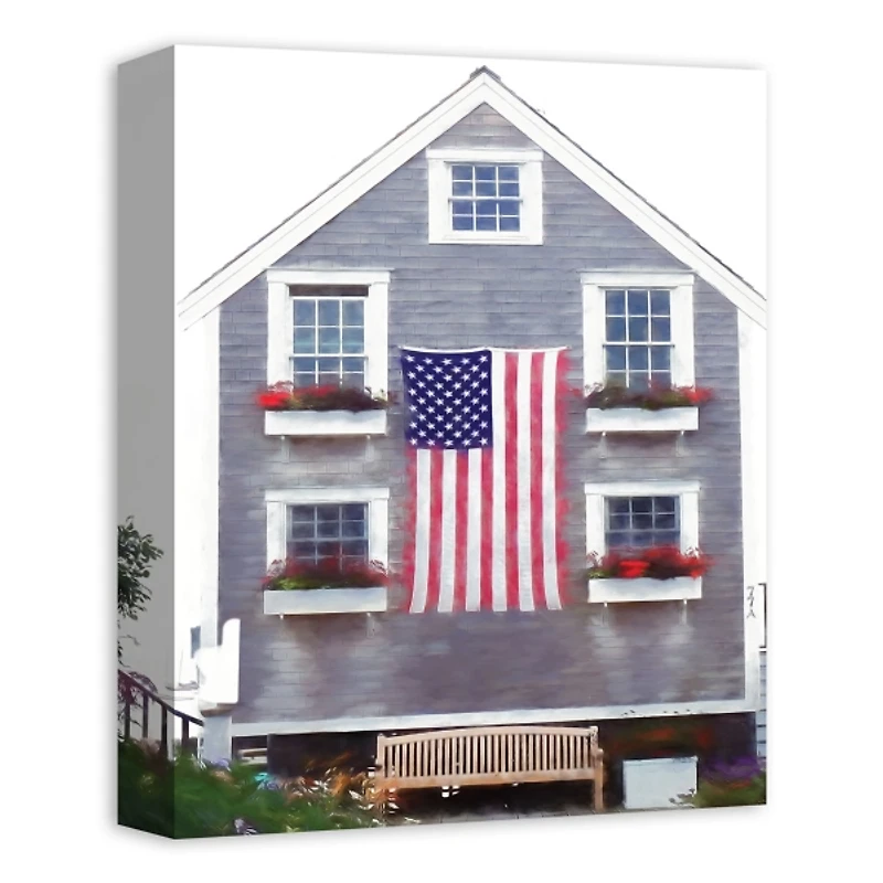 Coastal Home Canvas Art Print