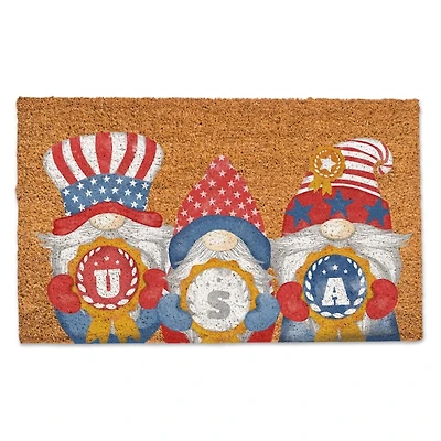 USA Gnome Trio Doormat