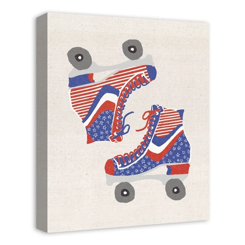 American Roller Skates Canvas Art Print