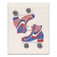 American Roller Skates Canvas Art Print