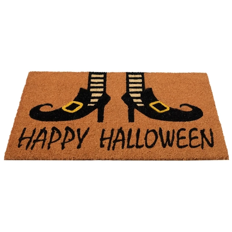 Happy Halloween Witch Feet Doormat