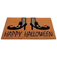 Happy Halloween Witch Feet Doormat