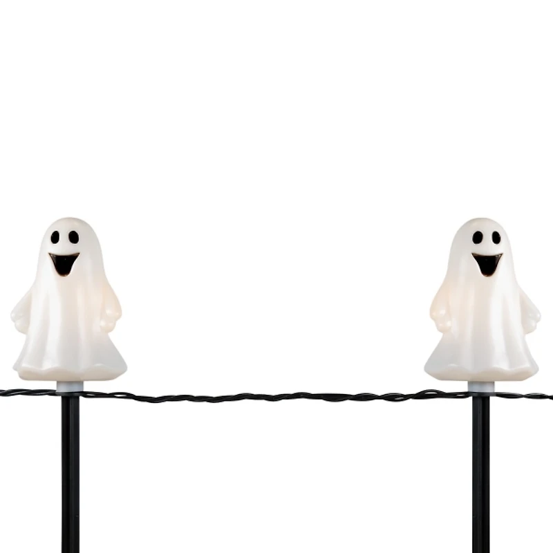 LED Ghost Lawn Stakes, Set of 5