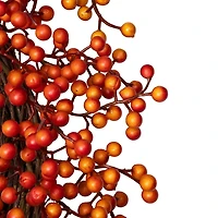 Orange Berries and Twig Wreath