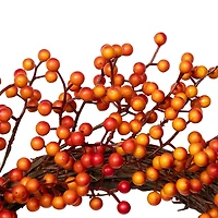 Orange Berries and Twig Wreath