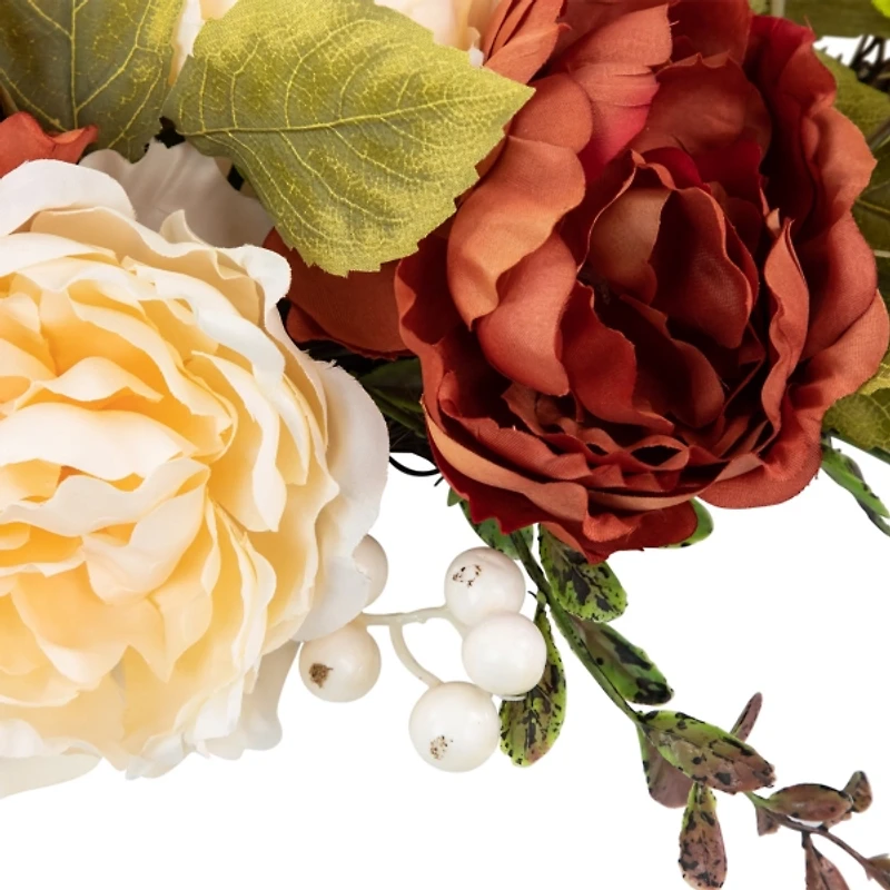 Harvest Floral Half Wreath