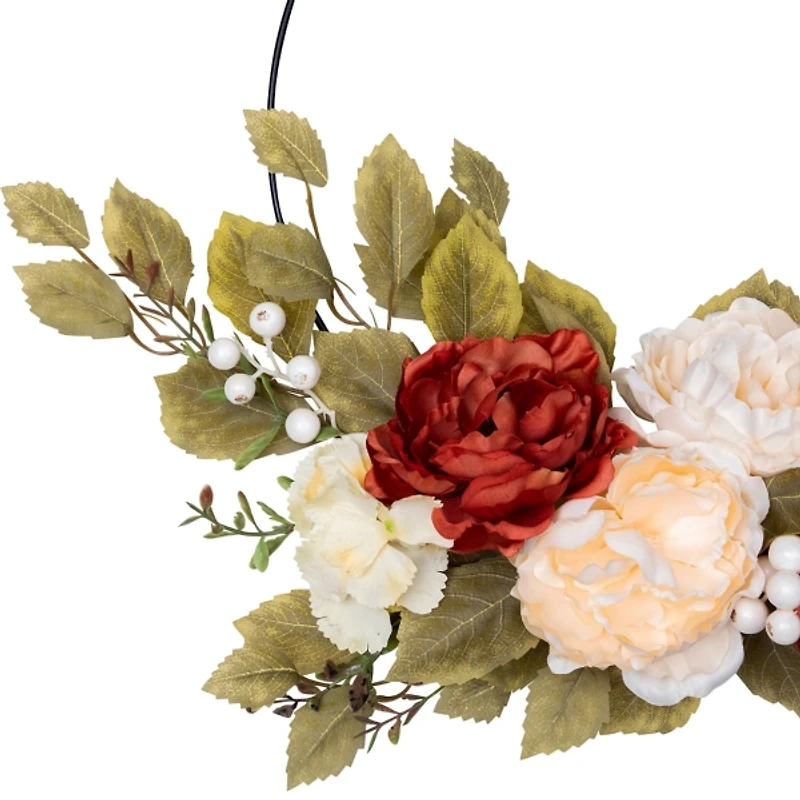 Harvest Floral Half Wreath
