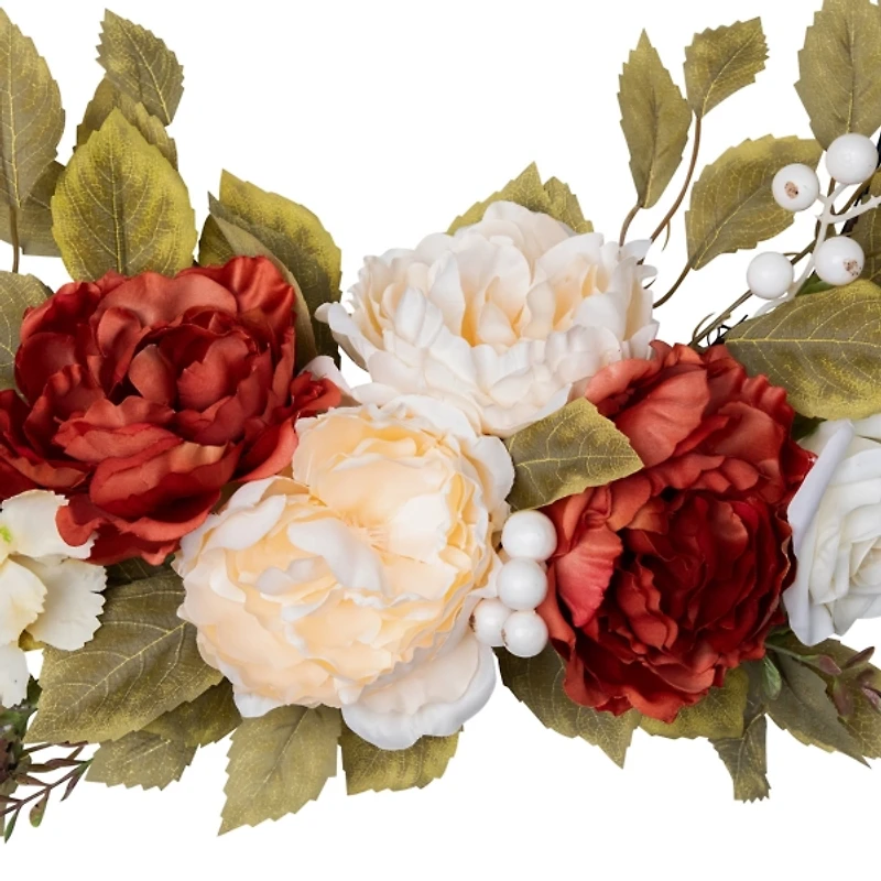 Harvest Floral Half Wreath