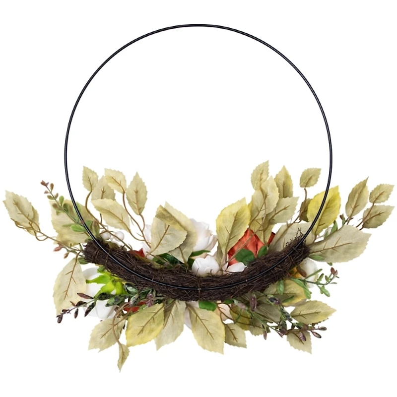 Harvest Floral Half Wreath