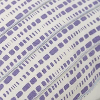 Violet Dash Print Throw Pillow