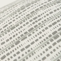 Gray Dash Print Throw Pillow