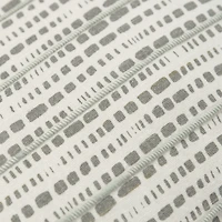 Gray Dash Print Throw Pillow