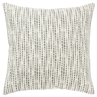 Gray Dash Print Throw Pillow