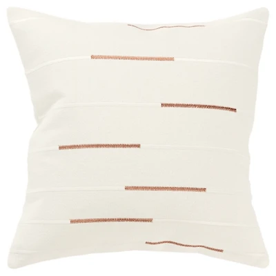 Woven Lines Throw Pillow