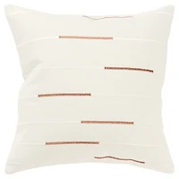 Woven Lines Throw Pillow