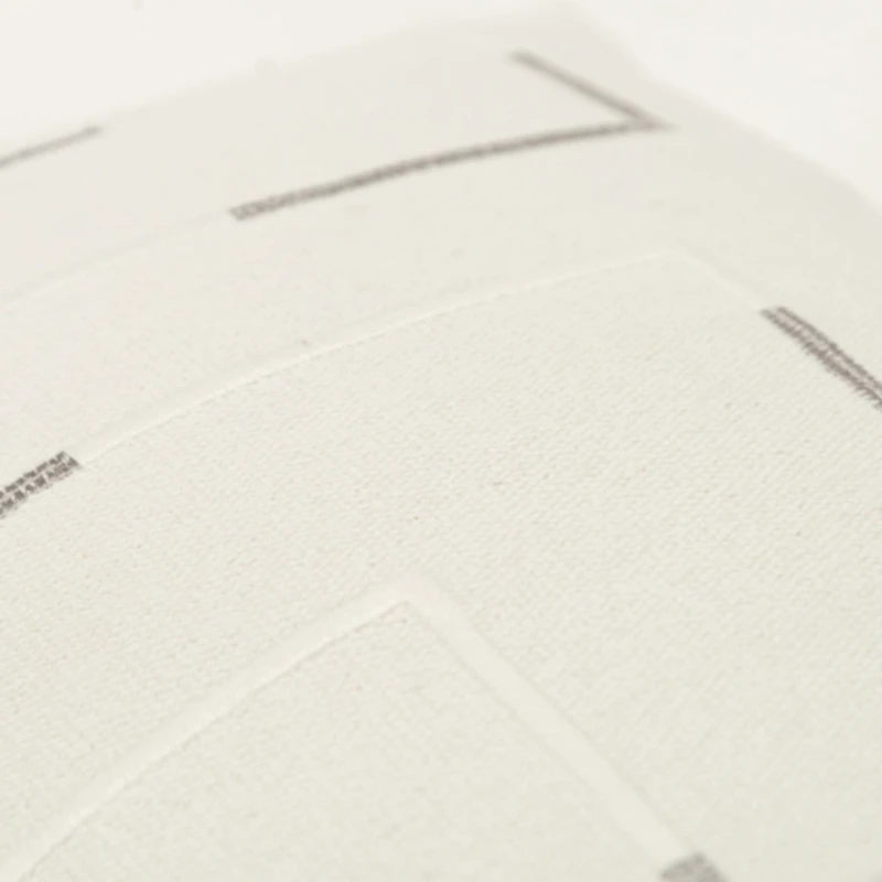 Geometric Woven Lines Throw Pillow