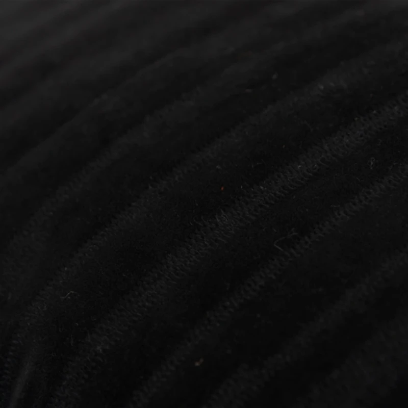 Black Asymmetrical Stripe Lumbar Pillow