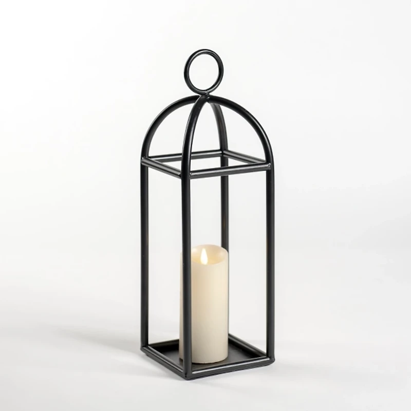 Black Iron Carlisle Lantern, 19 in.