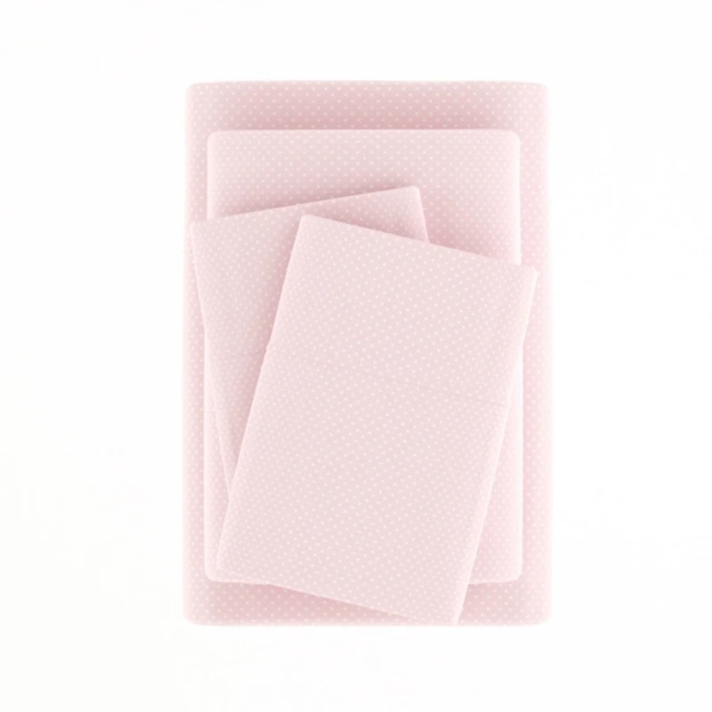 Pink Tiny Hearts 3-pc. Twin Sheet Set