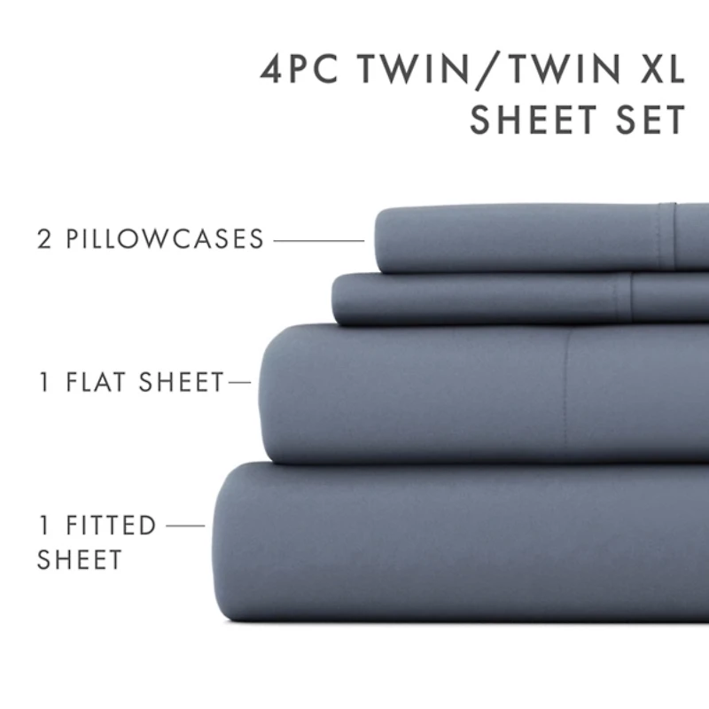 Stone Ultra Soft 4-pc. Twin XL Sheet Set