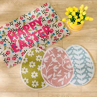Floral Eggs Coir Doormat