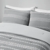 Gray Jacquard 5-pc. Full/Queen Comforter Set