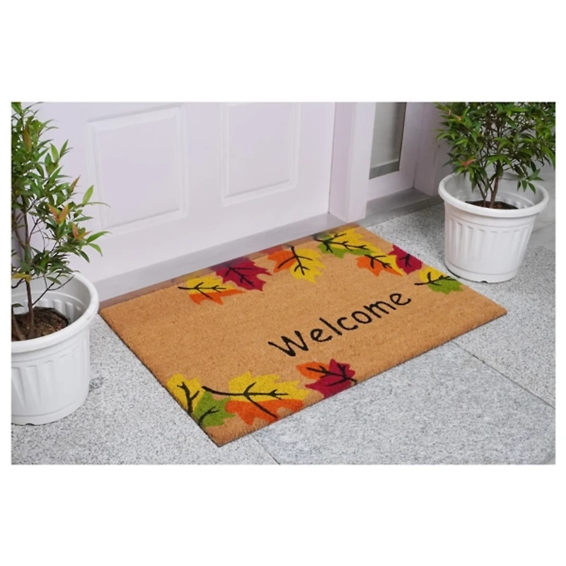 Welcome Falling Leaves Doormat, 36x24 in.