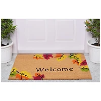 Welcome Falling Leaves Doormat, 36x24 in.