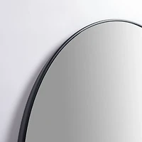 Black Nouveau Linear Arch Mirror