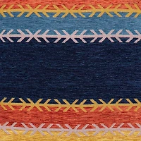 Boho Turkish Stripe Ultra-Soft Pouf