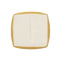 Mustard Yellow Bohemian Ultra-Soft Pouf