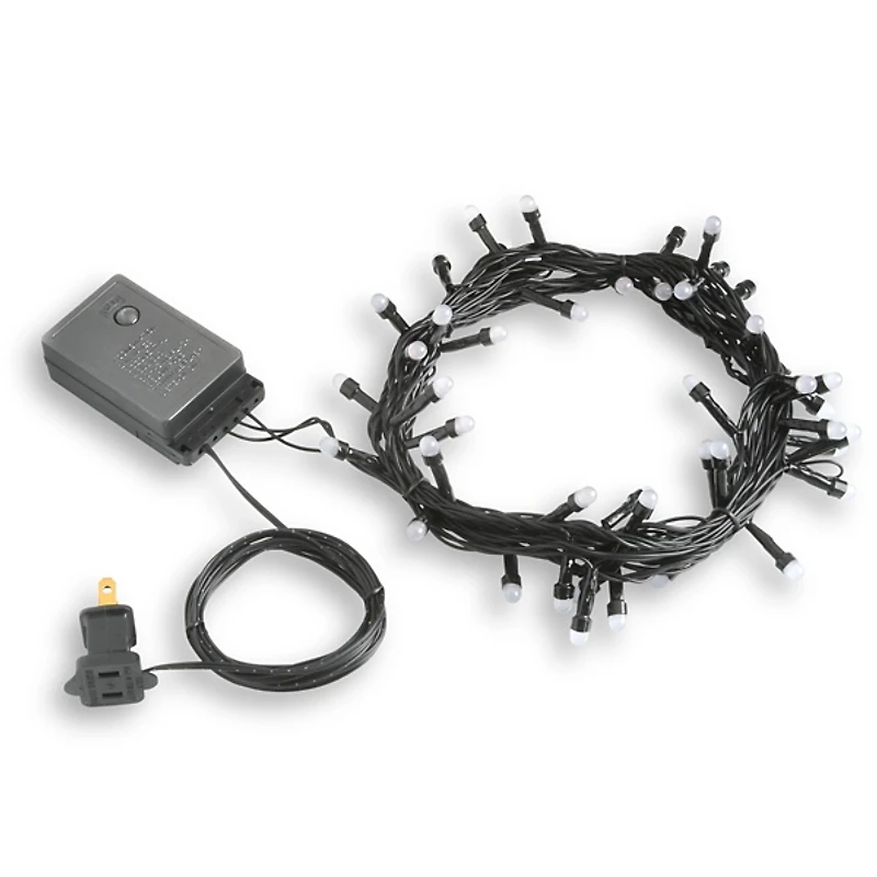 Pre-Lit Black Halloween Tree in Urn