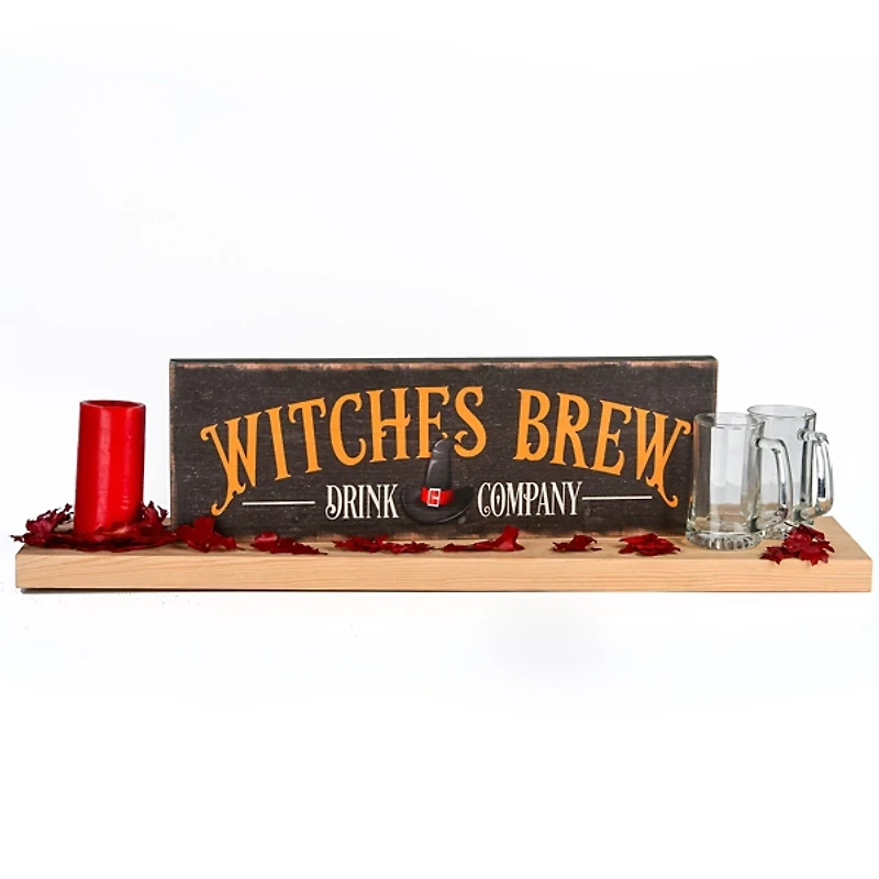 Witches Brew Wood Wall Sign