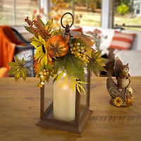 LED Sunflower and Pumpkin Lantern