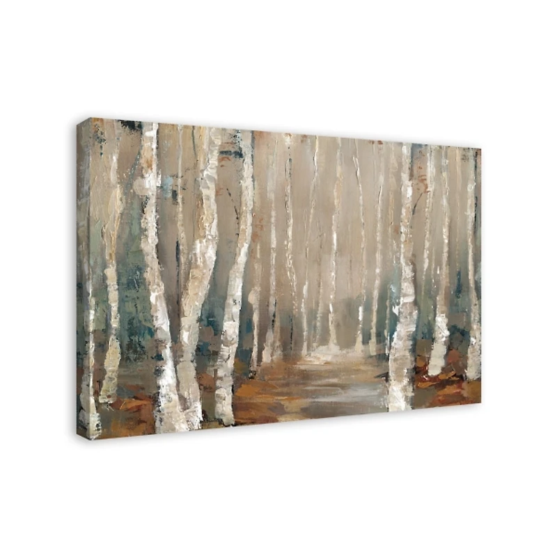 Birch Tree Landscape Canvas Art Print