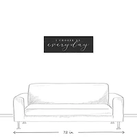 I Choose Us Every Day Canvas Wall Plaque