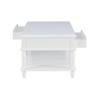 McGhie White 2-Drawer Coffee Table