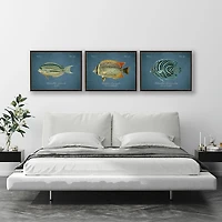 Chevron Butterflyfish Framed Wall Art
