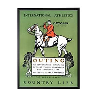 Vintage Polo Magazine Cover Framed Wall Art