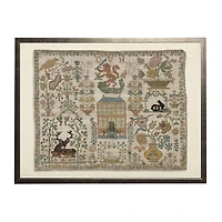Antique Nature Sampler Framed Wall Art