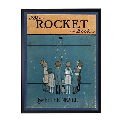 Vintage The Rocket Book Cover Framed Wall Art