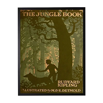 Vintage The Jungle Book Cover Framed Wall Art