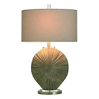 Brushed Brown Shell Table Lamp