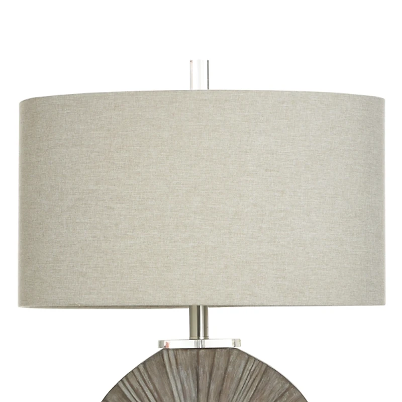Brushed Brown Shell Table Lamp