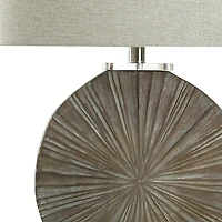 Brushed Brown Shell Table Lamp